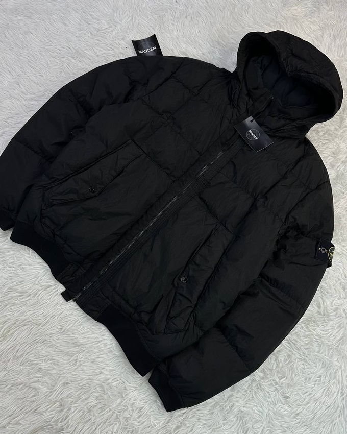 Stone Island Garment Dyed Crinkle Reps Ny Down Jacket