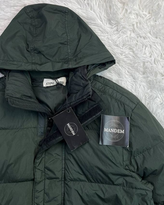 Stone Island Garment Dyed Crinkle Reps Ny Down