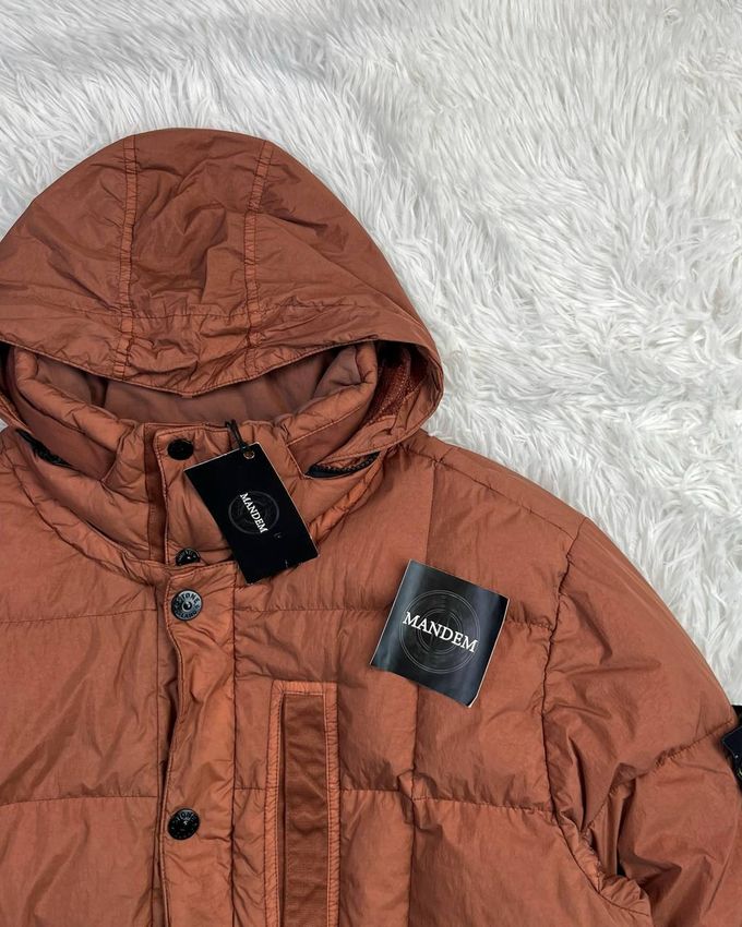 Stone Island Garment Dyed Crinkle Reps Ny Down