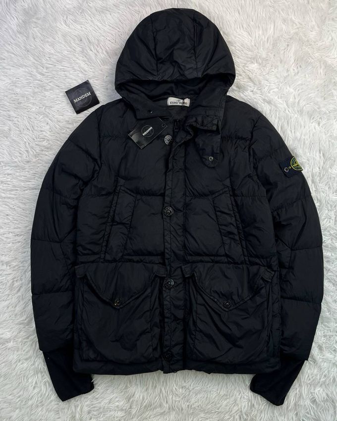Stone Island Garment Dyed Crinkle Reps Ny Down