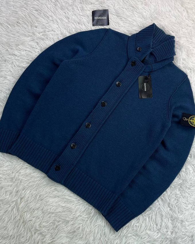 Stone Island Wool Zip