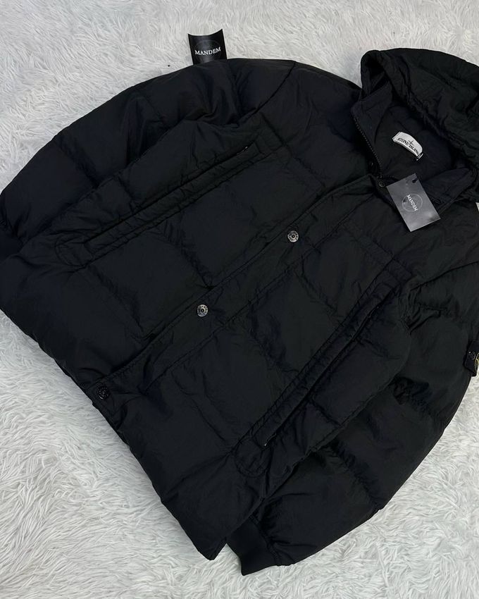 Stone Island Garment Dyed Crinkle Reps Ny Down