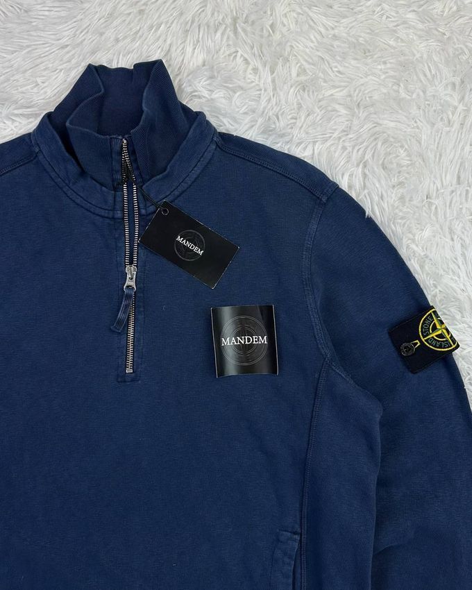 Stone Island Garment Dyed 1/4 Zip