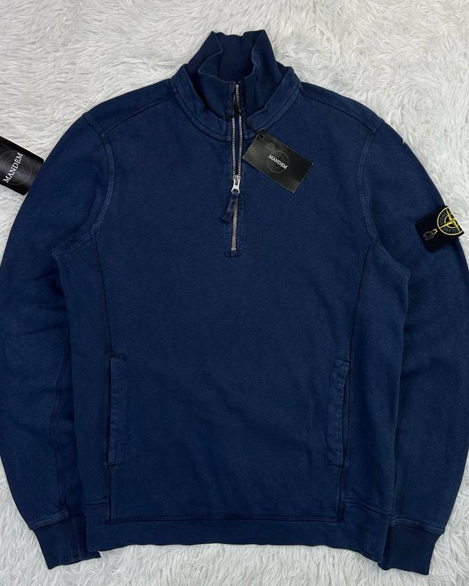 Stone Island Garment Dyed 1/4 Zip